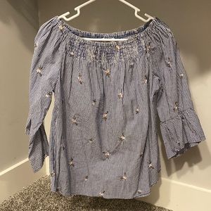 Westport Off the Shoulder Blouse Top.